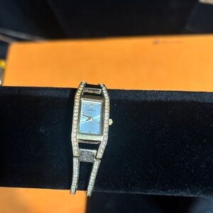 Pre owned:Anne Klein Diamond-Accented Watch